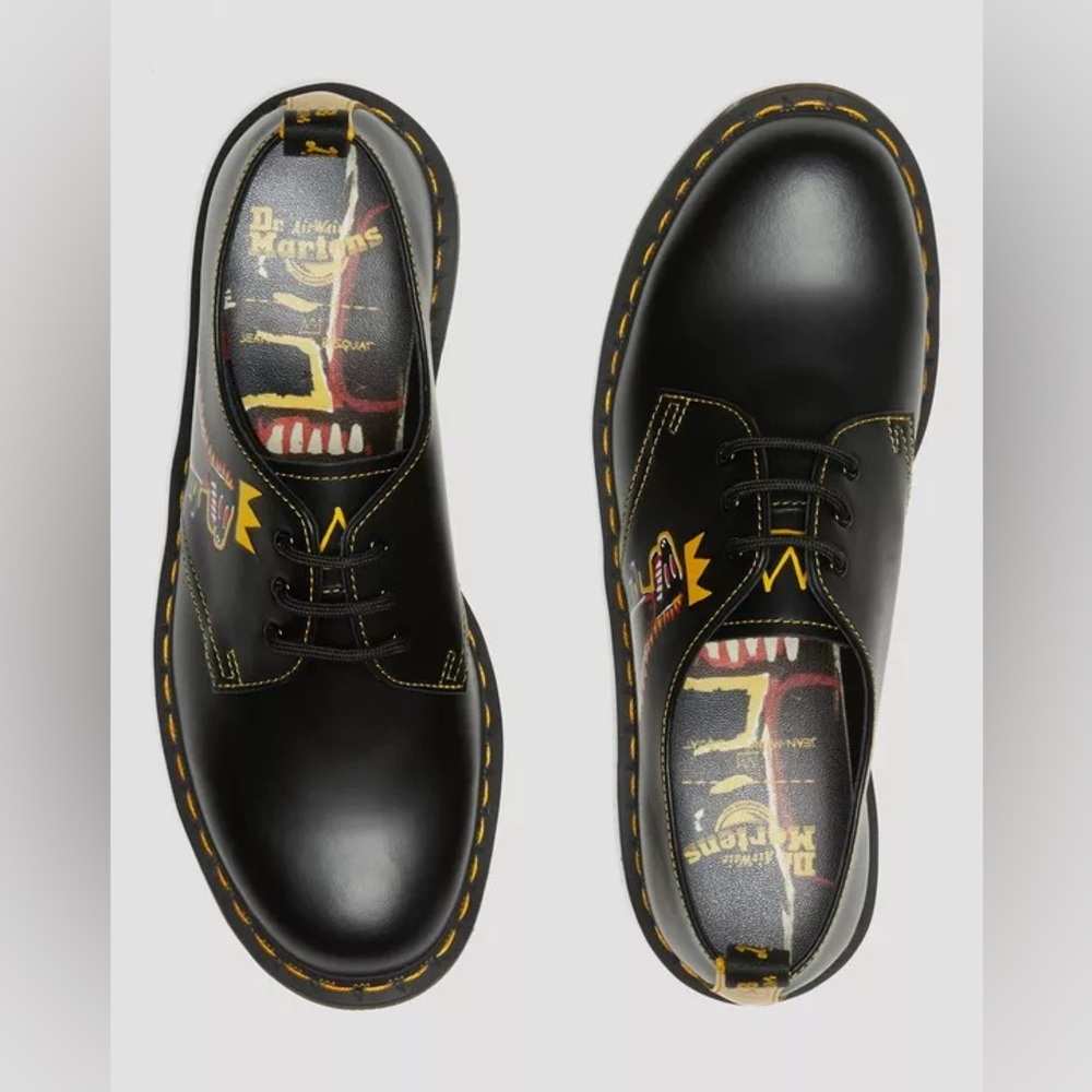 Dr. Martens 1461 Basquiat Leather Oxford Shoes - NEW